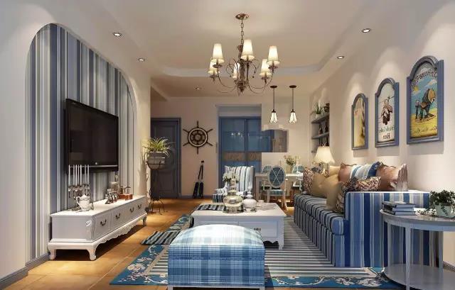 裝修主調(diào)里加些&ldquo;藍(lán)&rdquo;色，真的好美啊~